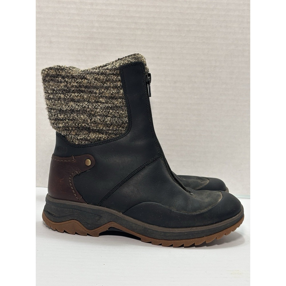 Merrell Eventyr‎ Bond Boots Womens 5 Black Leather Zip Insulated Waterproof